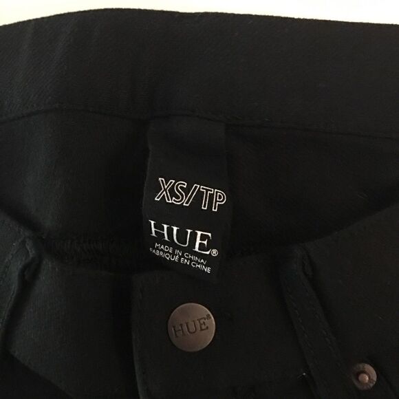 HUE BLACK JEGGINGS SIZE XS NWOT‎ - Picture 4 of 5